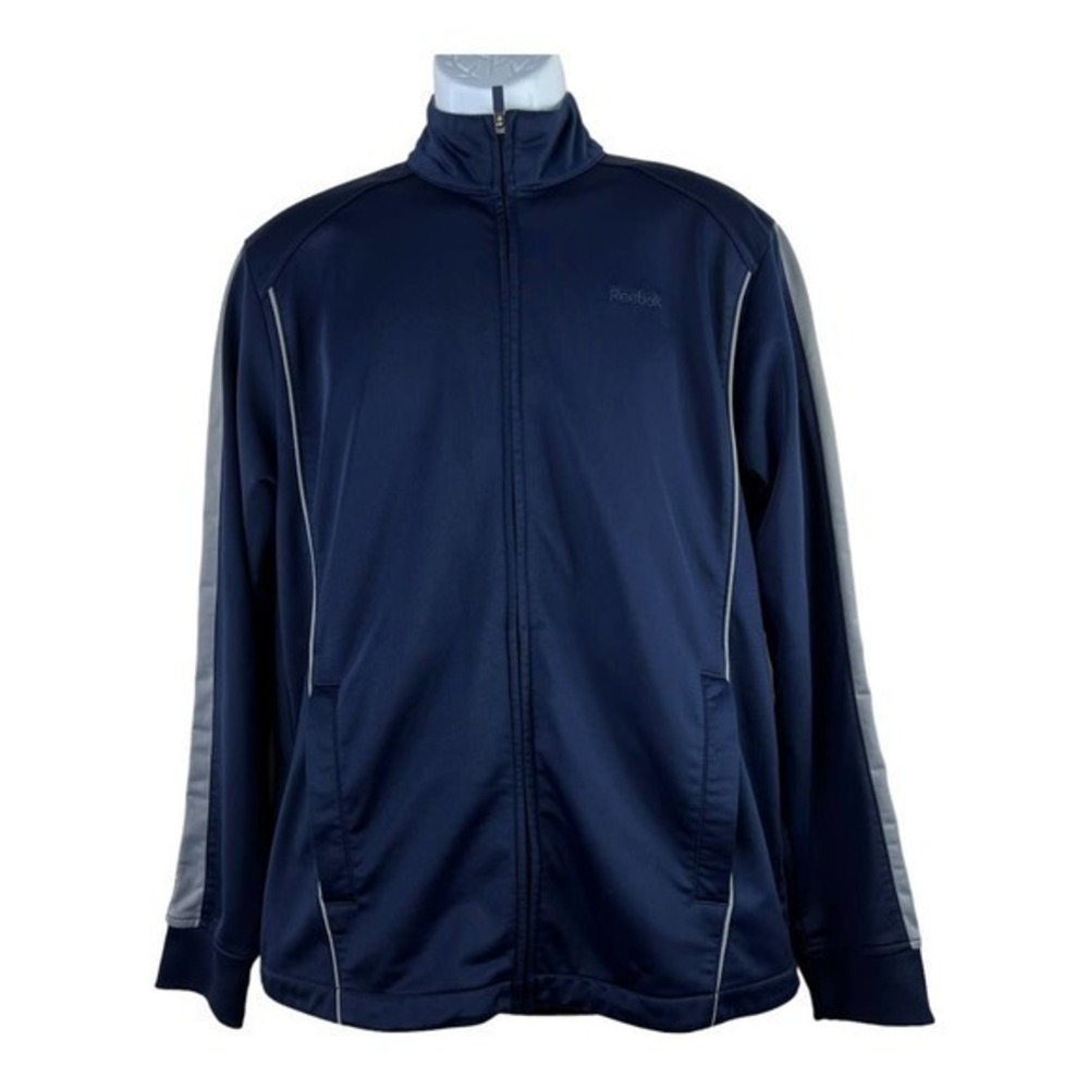 Reebok Men Active Wear Hoodie Blue Size M